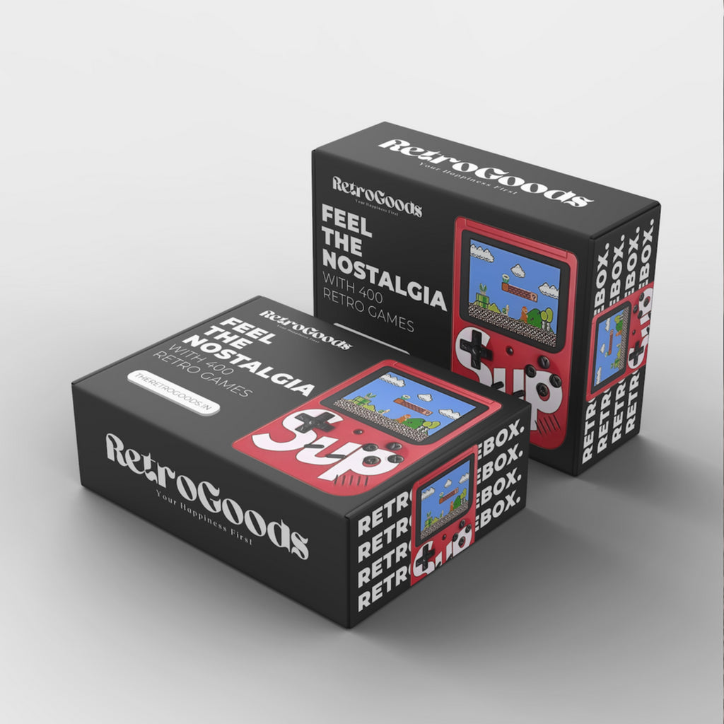 Retro GameBox 400-in-1 Portable Console – Relive the Classics