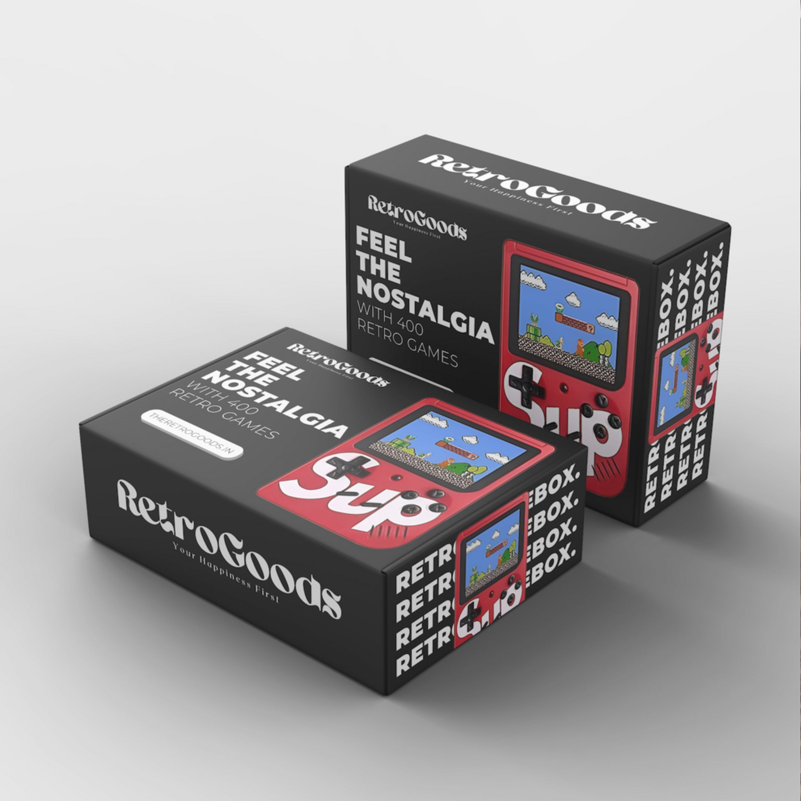 Retro GameBox 400-in-1 Portable Console – Relive the Classics